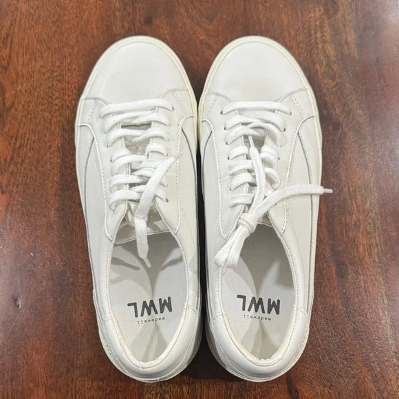 Madewell Women's Low Top Sidewalk Sneakers - Picture 12 of 13